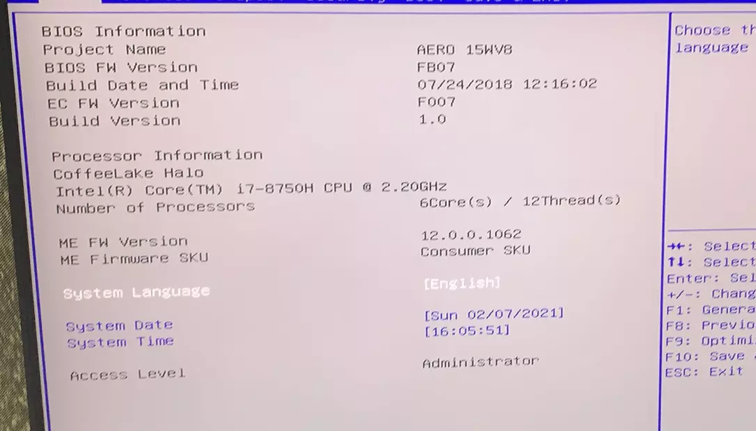 技嘉AERO 15WV8 I7-8750H 144hz笔记本黑苹果引导EFI OC6.5 Big Sur 11.1 技嘉AERO 15WV8 I7-8750H 144hz笔记本黑苹果引导EFI OC6.5 Big Sur 11.1