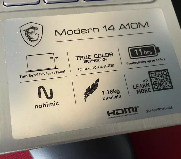 微星Modern 14 a10m笔记本i5-10210U黑苹果安装EFI OC7.9 Monterey 12.4 微星Modern 14 a10m笔记本i5-10210U黑苹果安装EFI OC7.9 Monterey 12.4