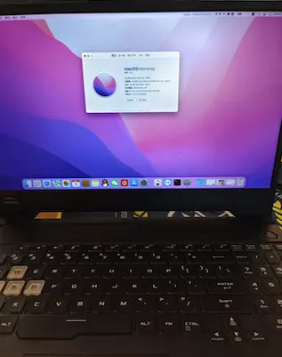 华硕飞行堡垒8代 TUF Gaming F15 FX506LI_FX506LI i5-10300H黑苹果安装EFI OC7.9 MONTEREY 12.5 华硕飞行堡垒8代 TUF Gaming F15 FX506LI_FX506LI i5-10300H黑苹果安装EFI OC7.9 MONTEREY 12.5
