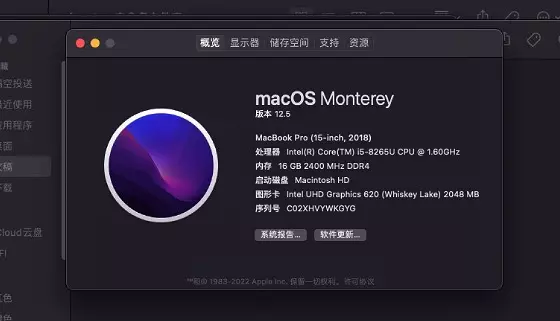 戴尔 Latitude 7400 i5-8265U黑苹果安装EFI OC7.9 MONTEREY 12.5 戴尔 Latitude 7400 i5-8265U黑苹果安装EFI OC7.9 MONTEREY 12.5